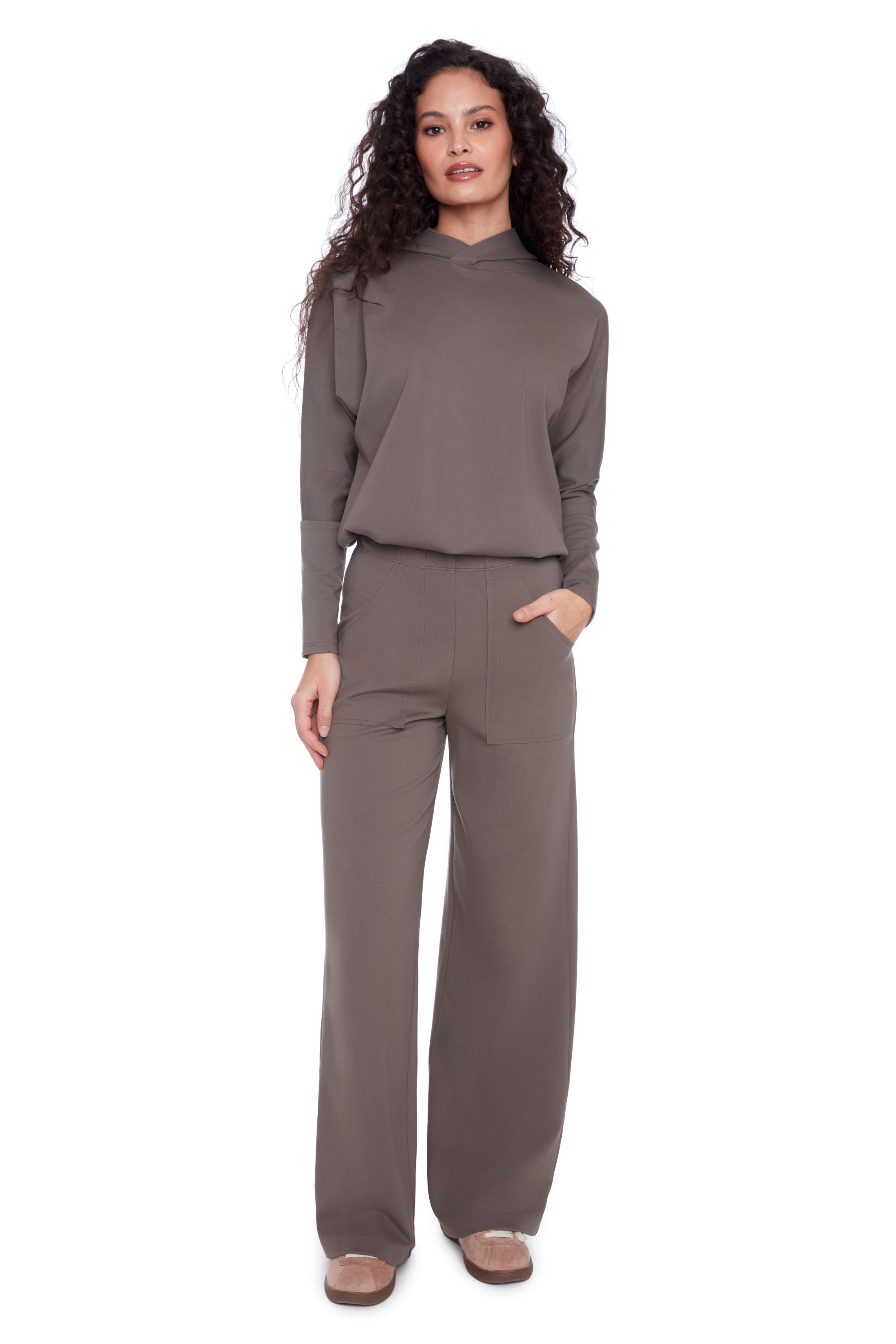 ILTM LIGHT PONTE WIDE LEG PANT