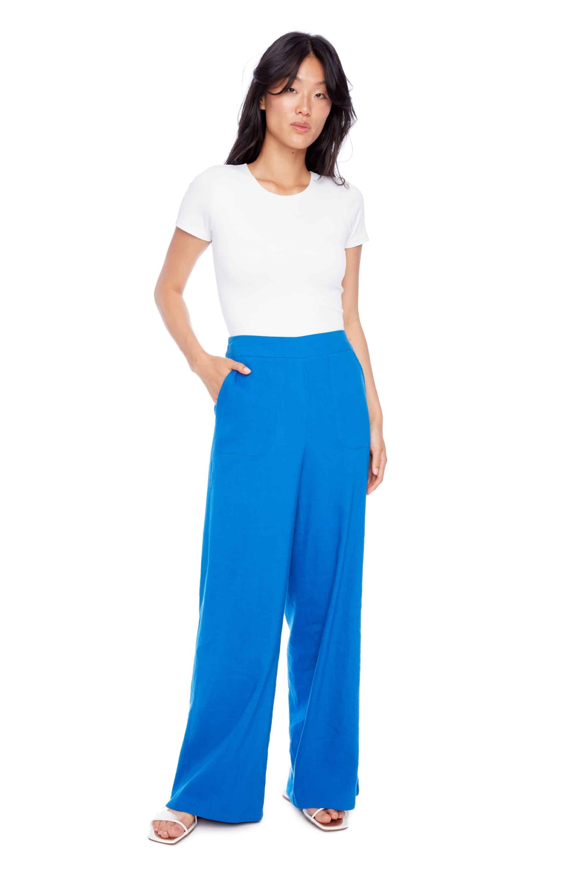 ILTM ILSA LINEN WIDE PANTS