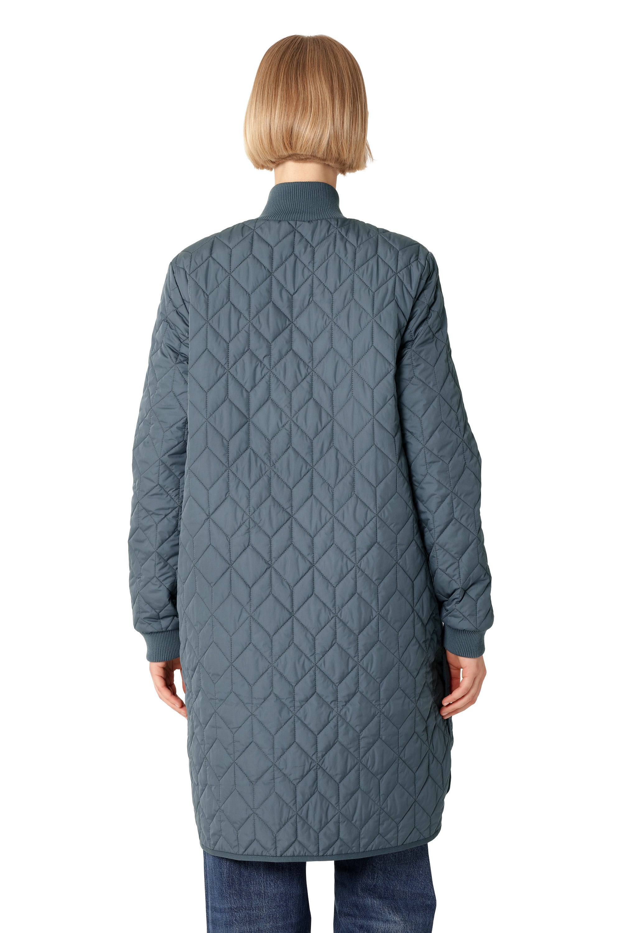 ILSE JACOBSEN LONG QUILTED COAT
