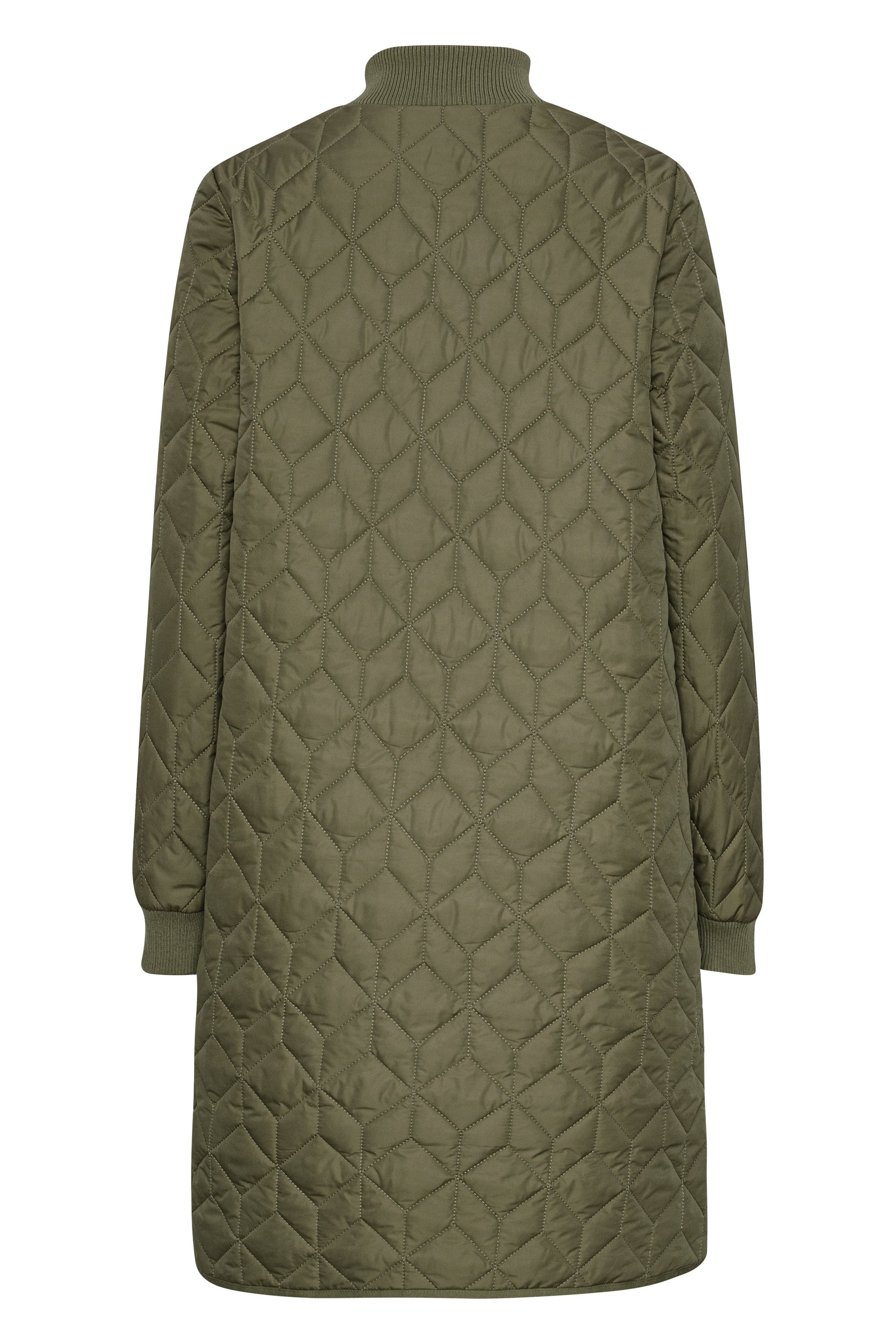ILSE JACOBSEN LONG QUILTED COAT