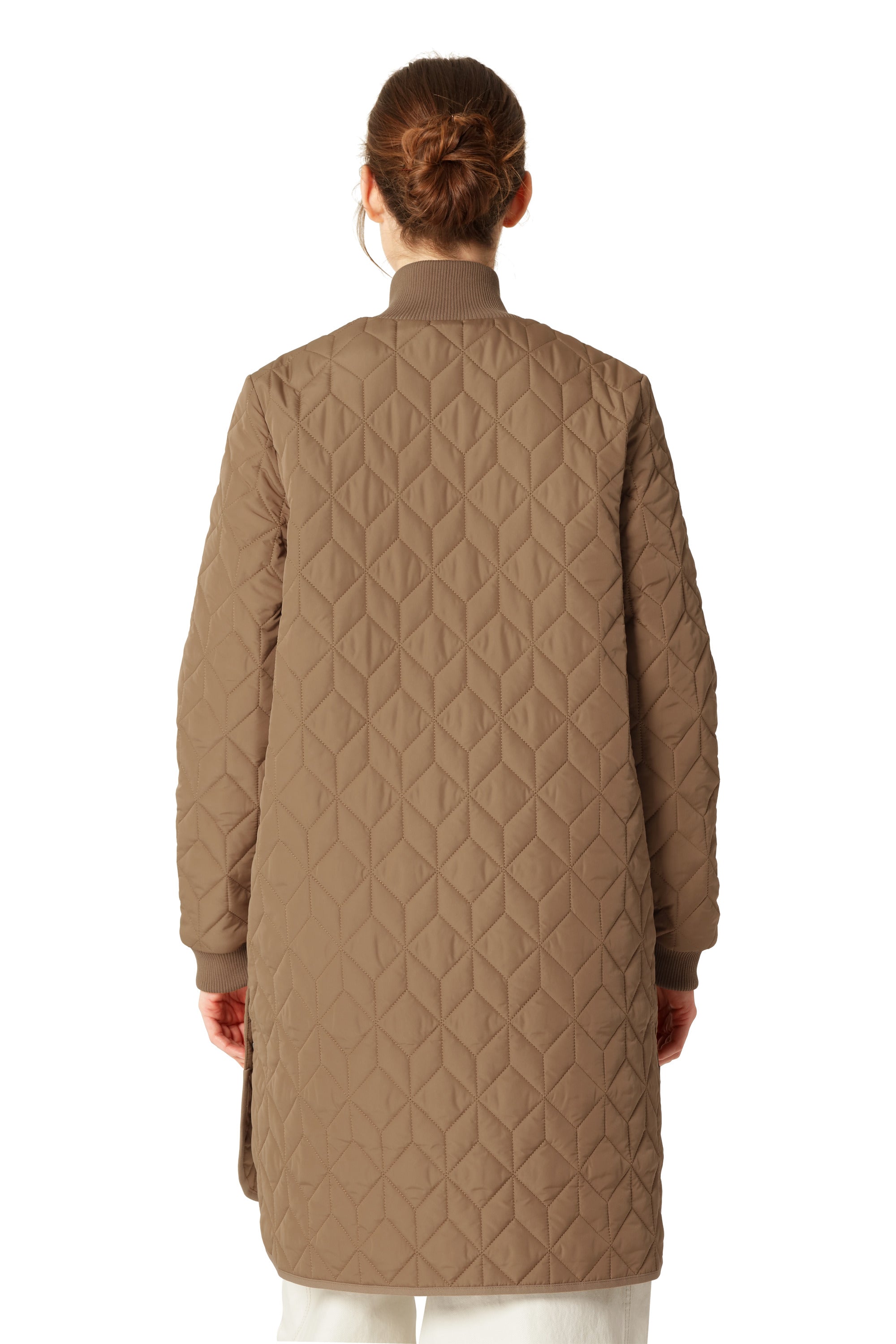 ILSE JACOBSEN LONG QUILTED COAT