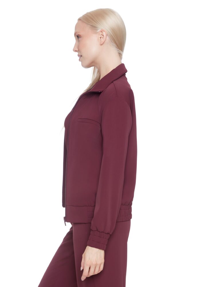 ILTM LAUREL SOLID VEGAN SILK JACKET