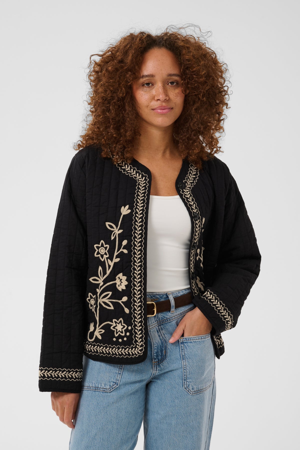 KAFFE KAFIBI QUILTED JACKET