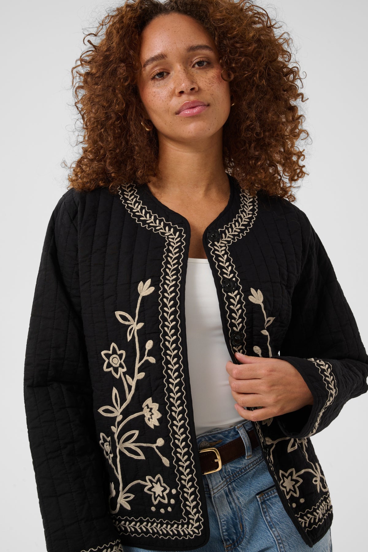 KAFFE KAFIBI QUILTED JACKET