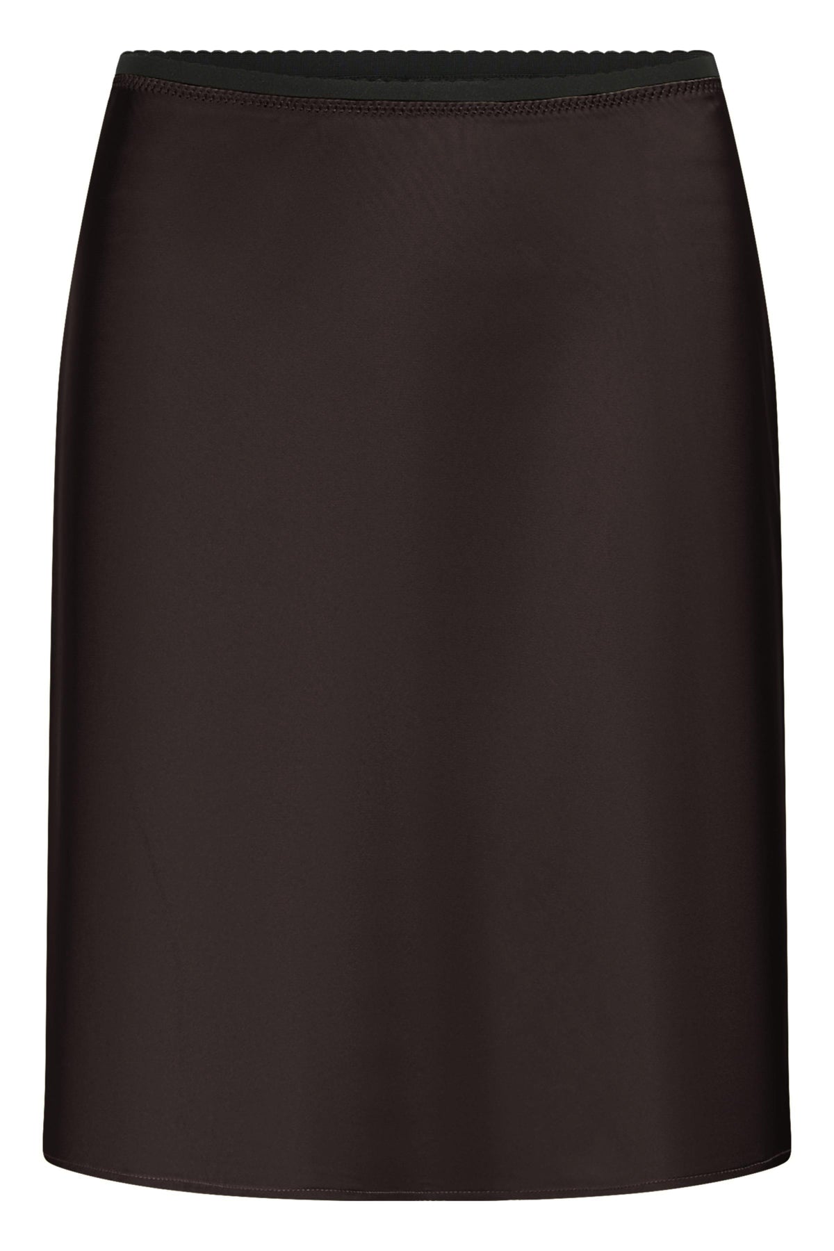 KAFFE KAHILL SATIN KNEE SKIRT