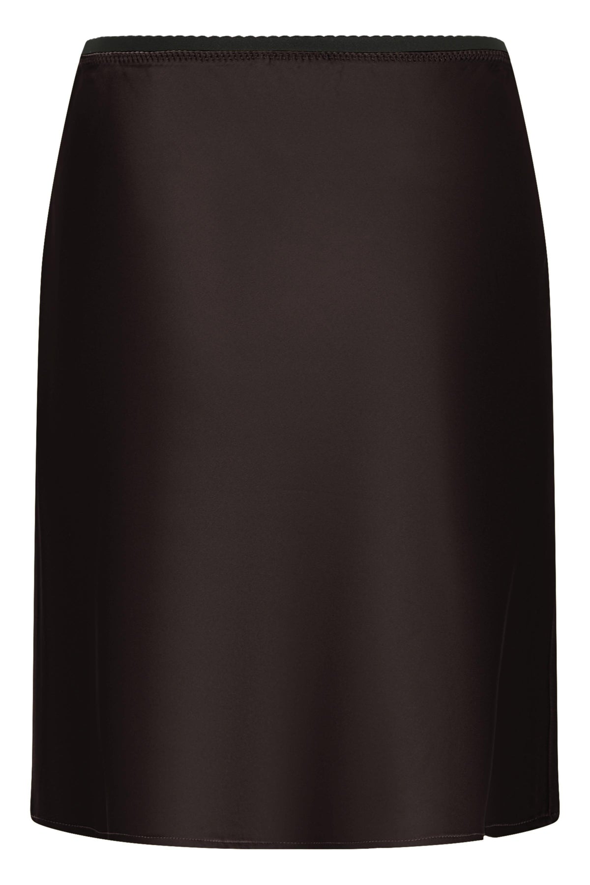 KAFFE KAHILL SATIN KNEE SKIRT