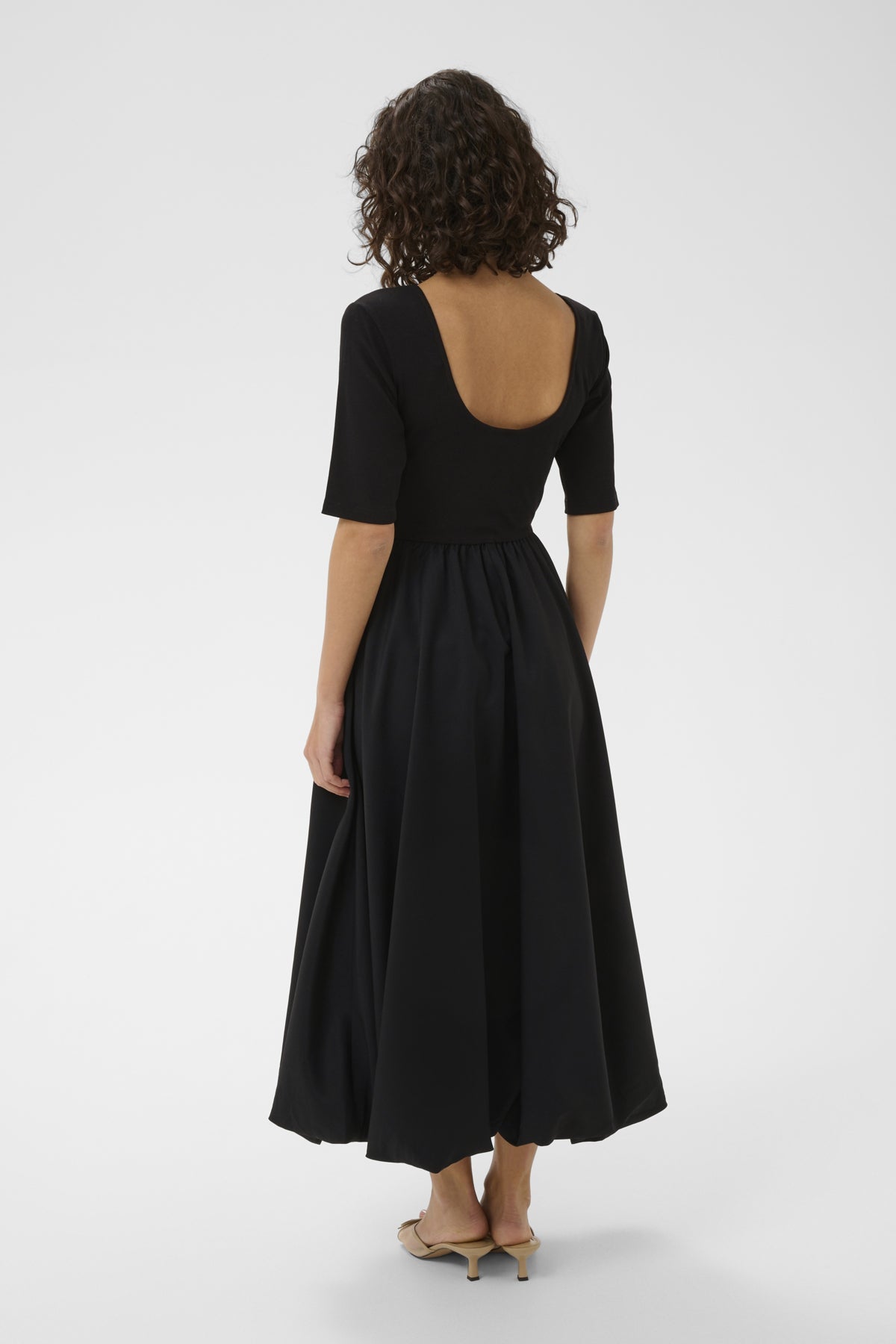 KAFFE KAKIRSTEN HALF SLEEVE DRESS