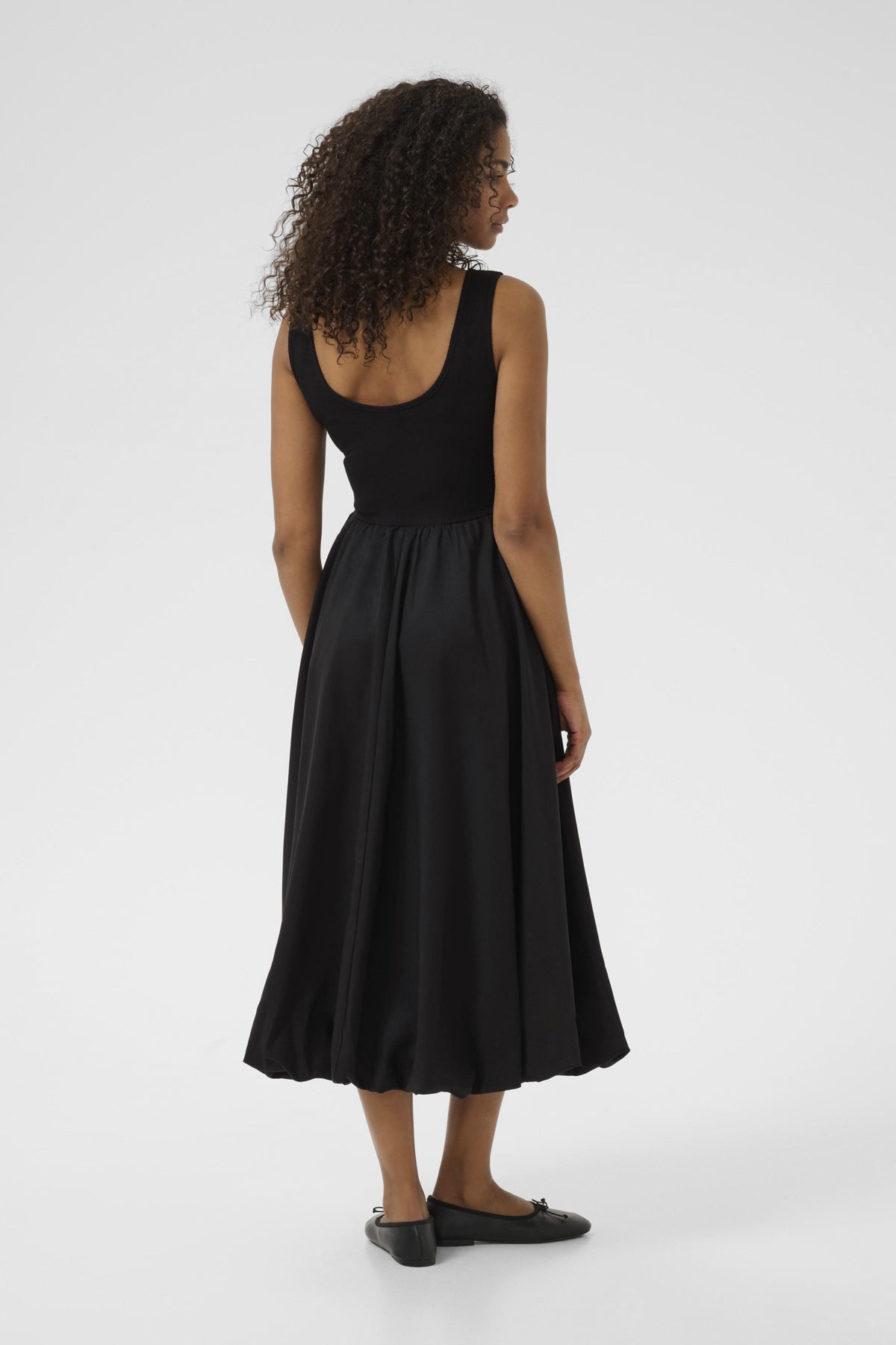 KAFFE KAKIRSTEN TANK BALLOON SKIRT DRESS