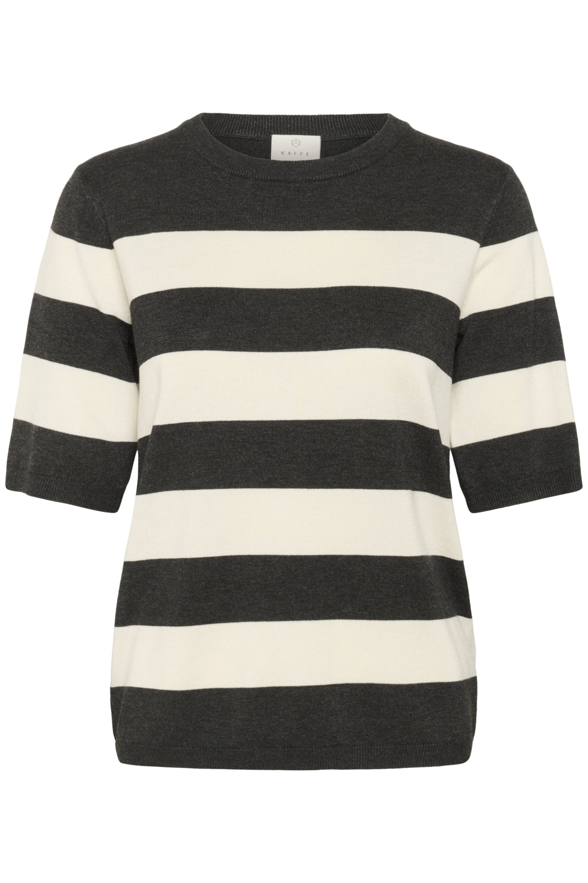 KAFFE LIZZA BOLD STRIPE TOP