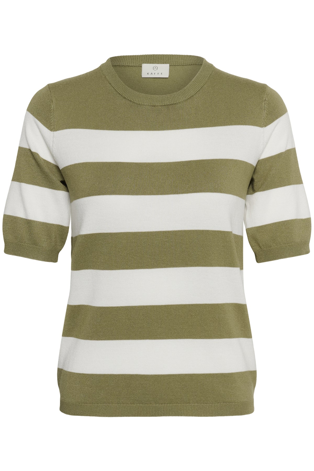 KAFFE KALIZZA WIDE STRIPE KNIT TEE