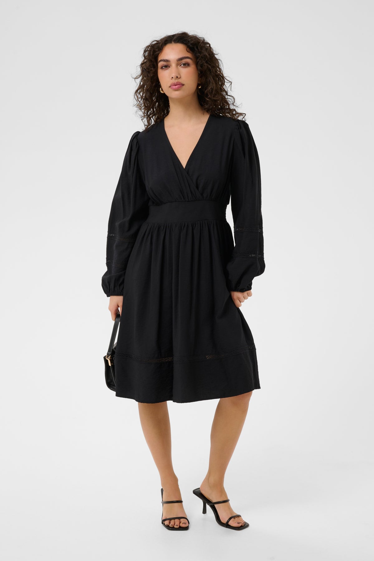 KAFFE KAHAILY LONG SLEEVE DRESS