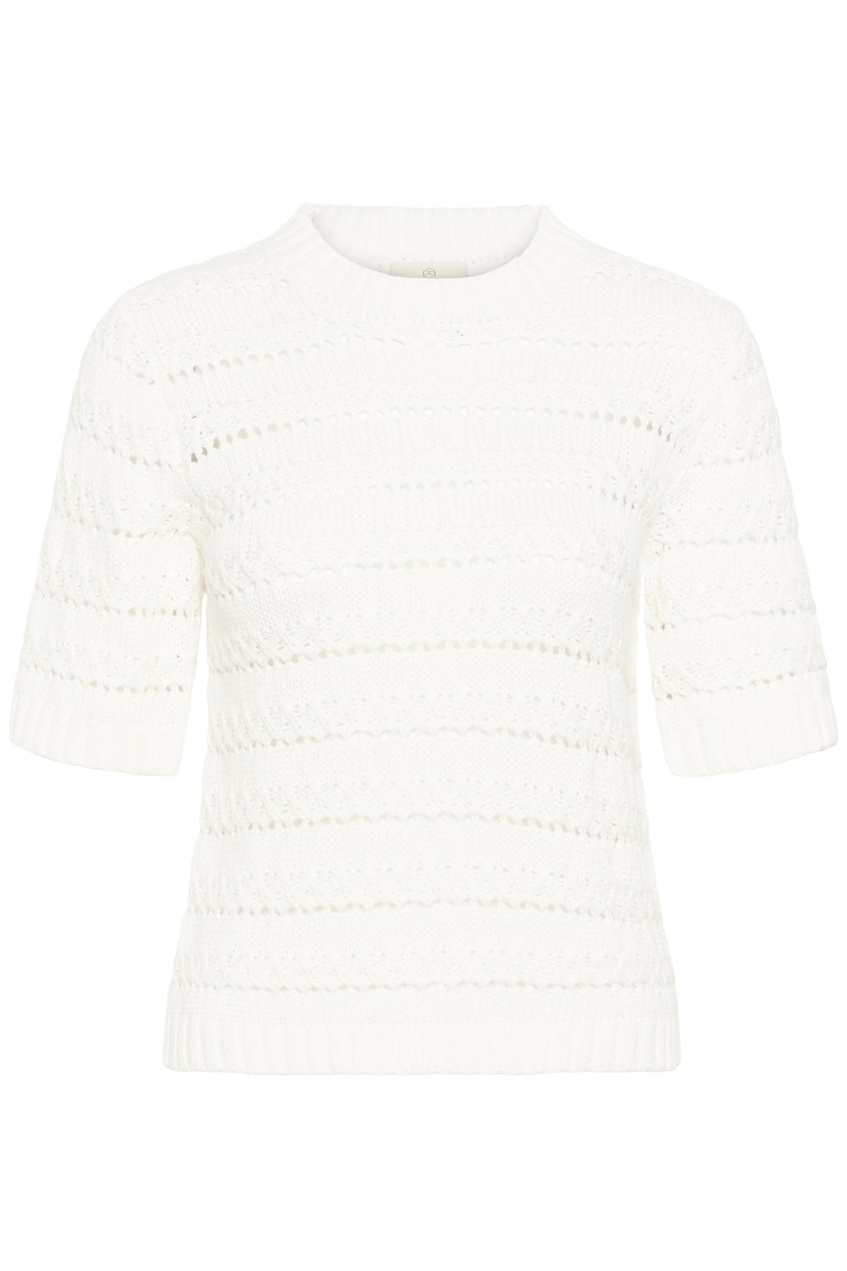 KAFFE KAKAREN COTTON KNIT PULLOVER
