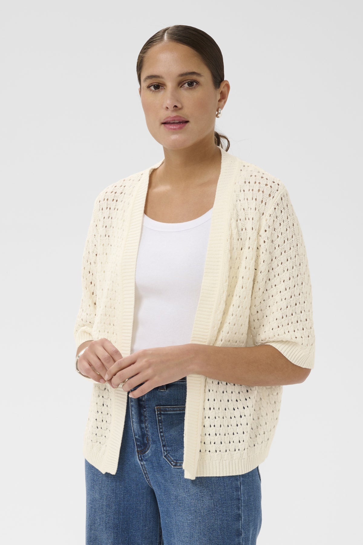 KAFFE KAOMI RIBBED TANK TOP