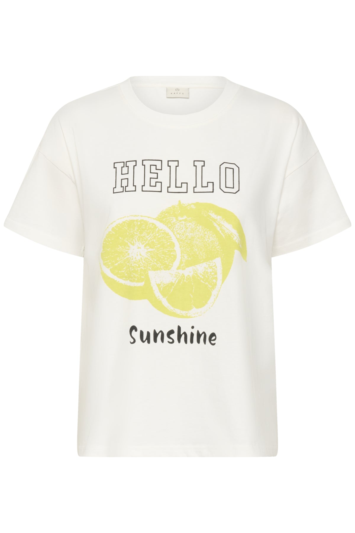 KAFFE COTTON PRINTED TEE