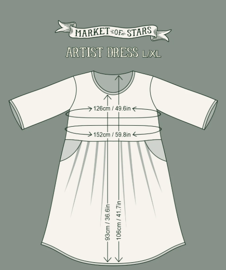 MARKET OF STARS GOLDEN HOUR ARTIST DRESS