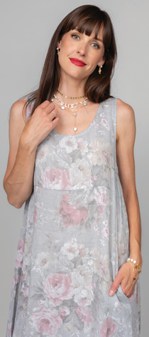 ME & GEE VINTAGE FLORAL PRINT DRESS