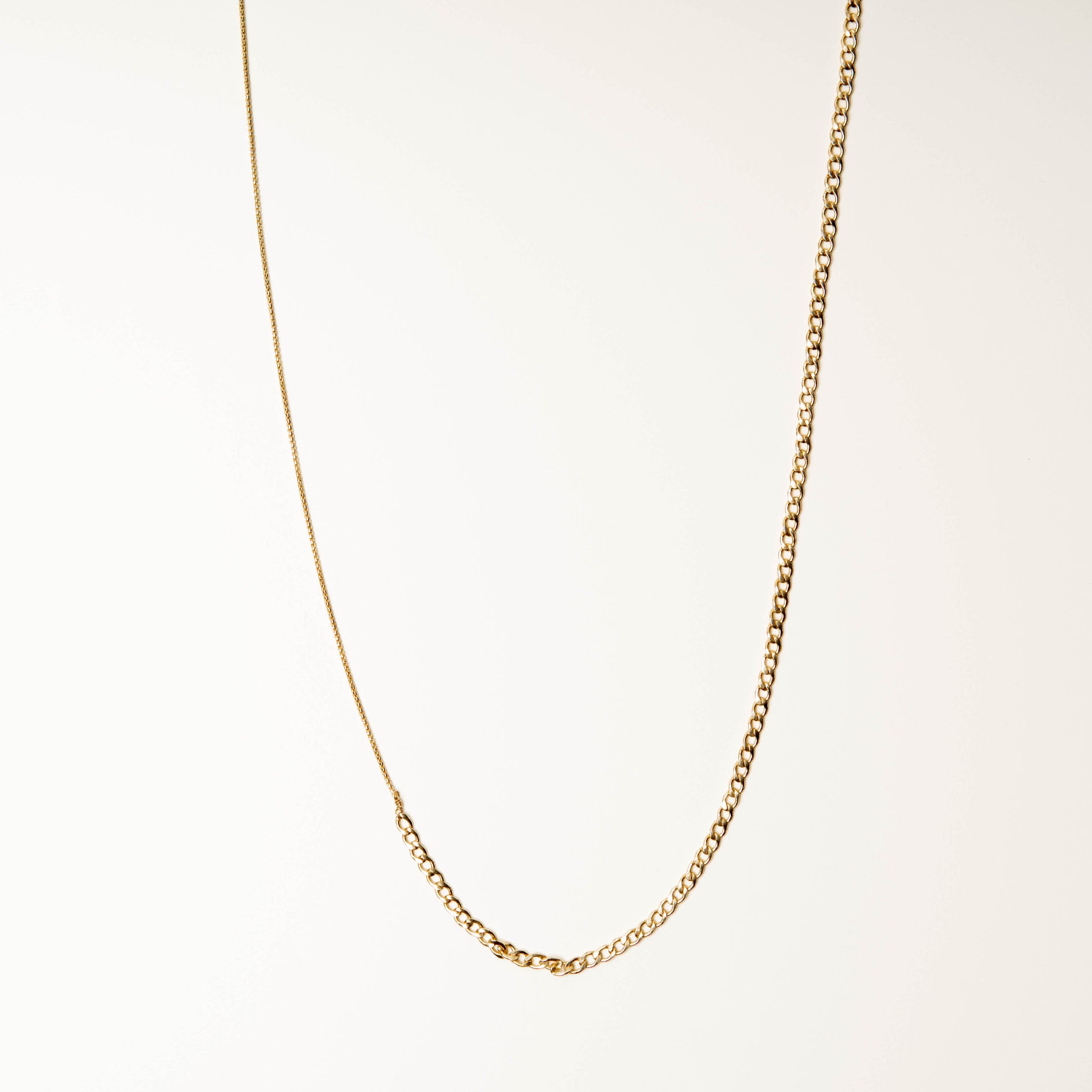 PRADERAS MIXED CHAIN NECKLACE