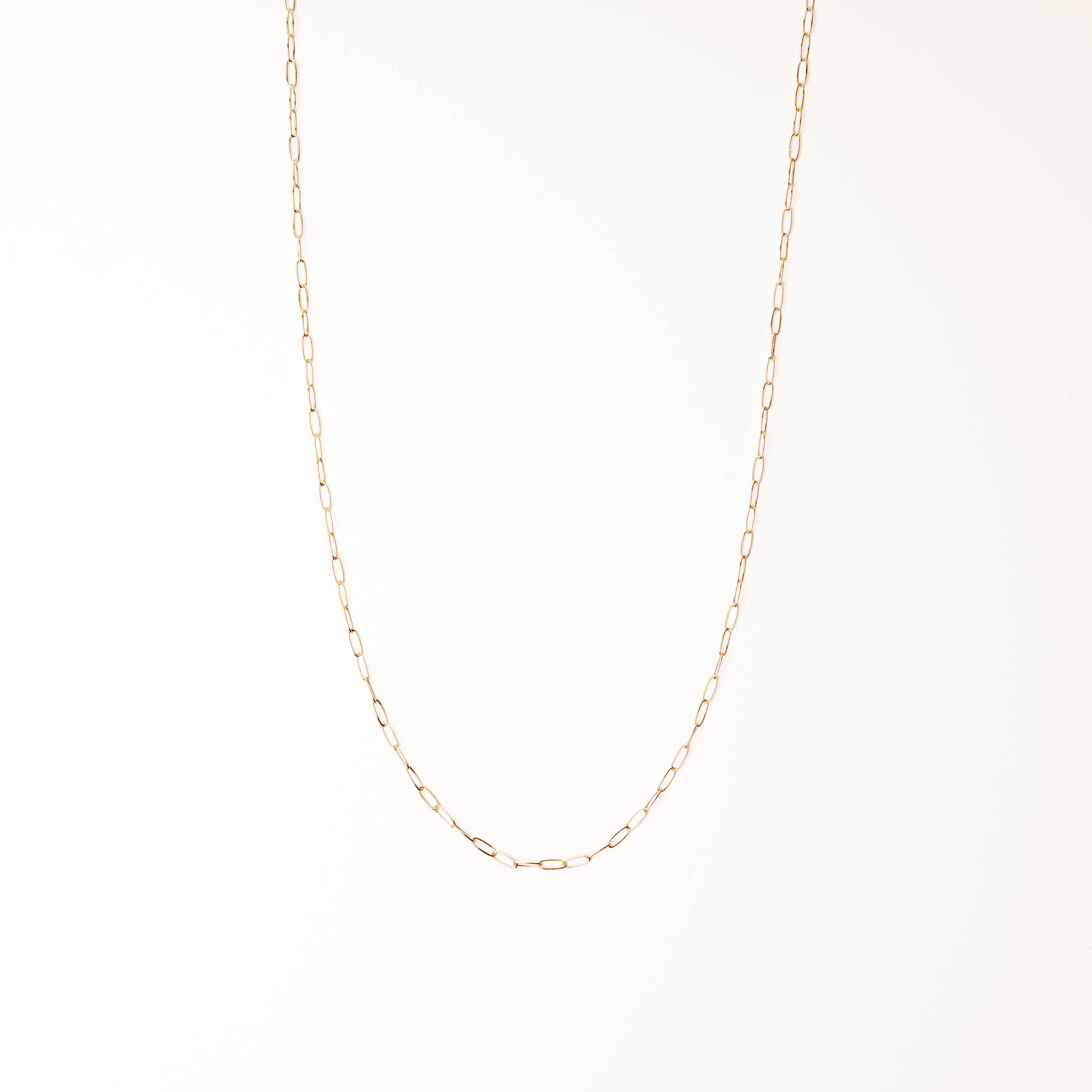 PRADERAS PAPERCLIP LONG NECKLACE