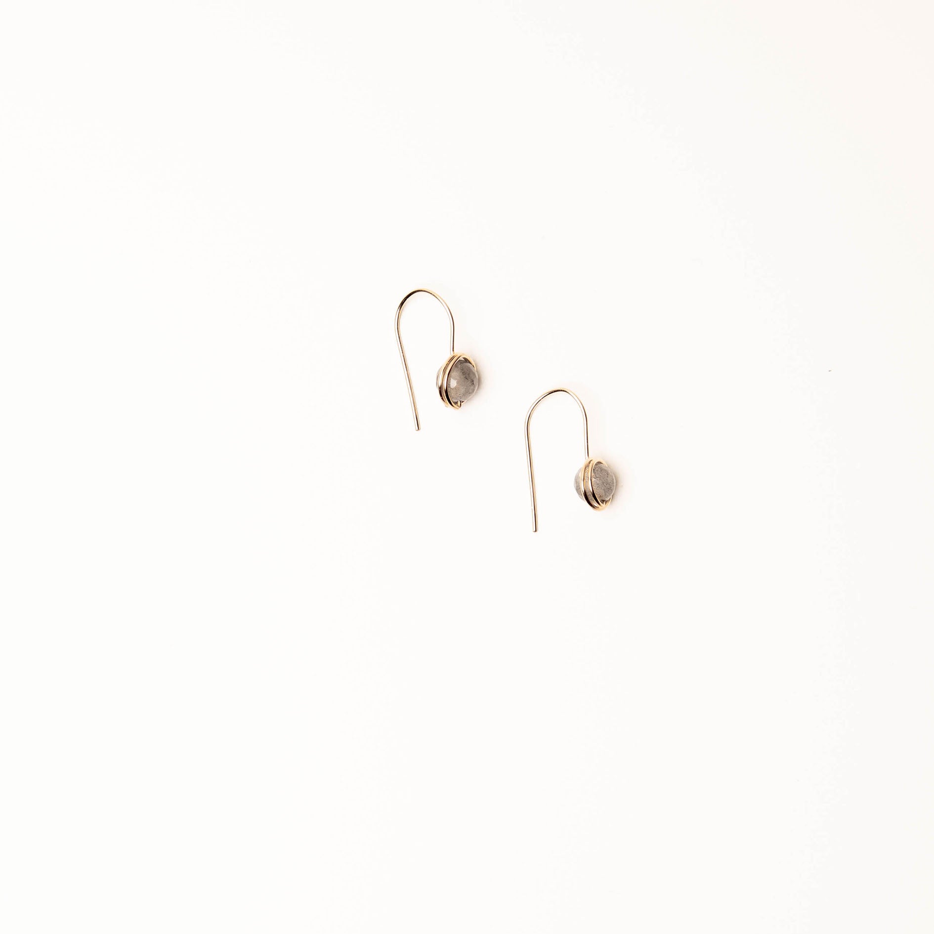 PRADERAS LABRADORITE HOOK EARRINGS