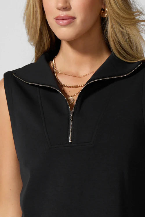MPG DREAMWEAVER HALF ZIP MOCK NECK