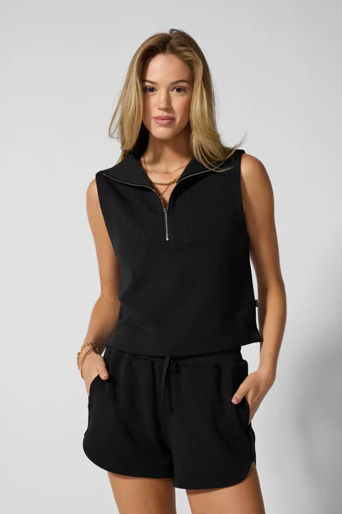 MPG DREAMWEAVE HALF ZIP MOCK NECK