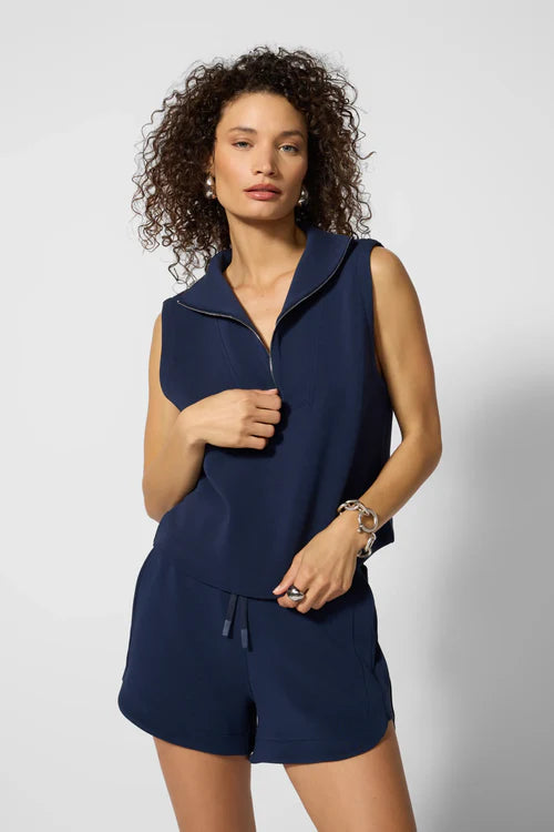 MPG DREAMWEAVER HALF ZIP MOCK NECK