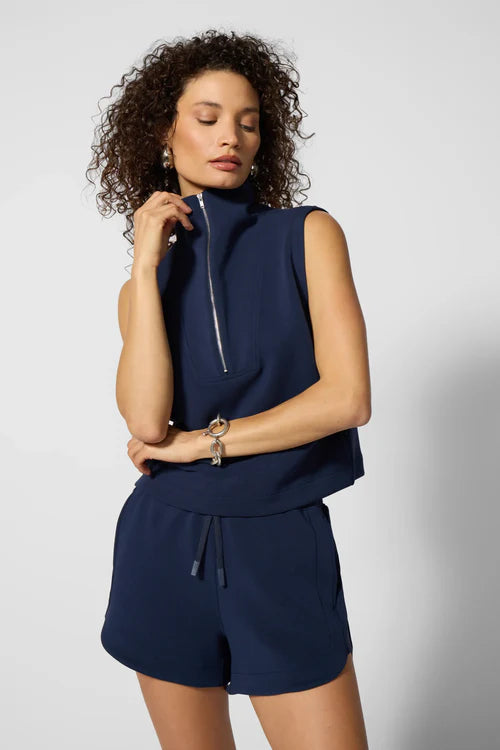 MPG DREAMWEAVE HALF ZIP MOCK NECK