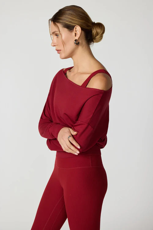 MPG COZY FLEECE FLASHDANCE SWEATSHIRT