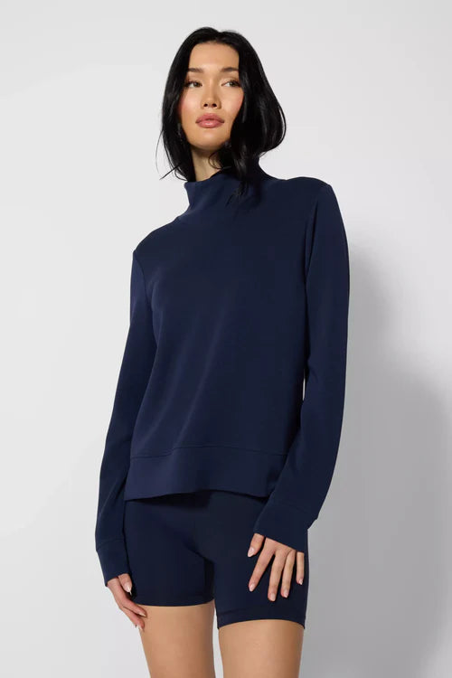 MPG DREAMWEAVE MOCK NECK PULLOVER