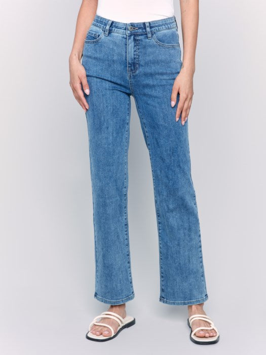 CHARLI B CHARLOTTE STRAIGHT LEG JEAN