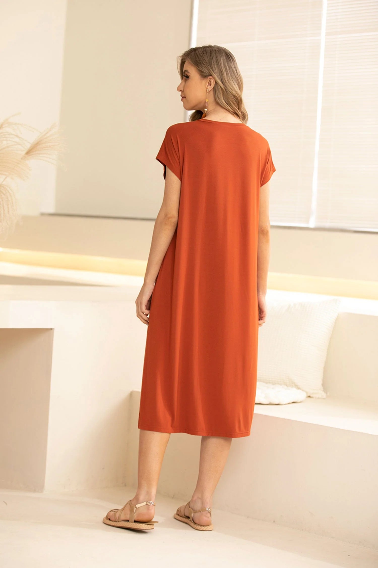OVF LONG BAMBOO SUMMER DRESS