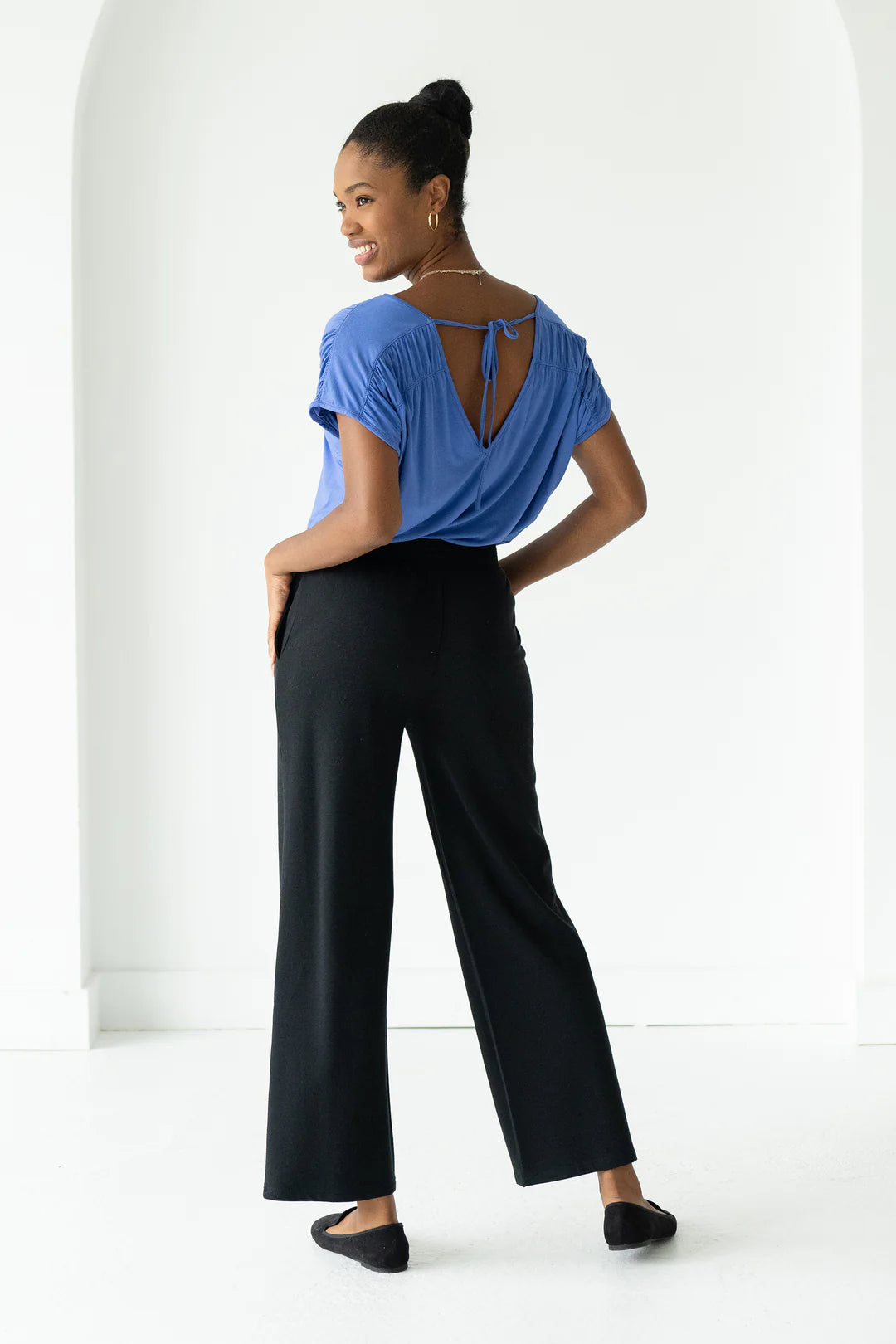 Bamboo wide leg pants hotsell