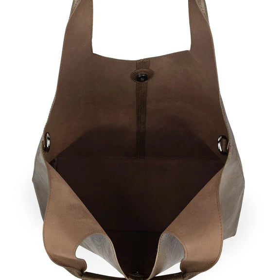PRENELOVE KIPLING VEGAN LEATHER TOTE BAG WITH LAPTOP SLEEVE