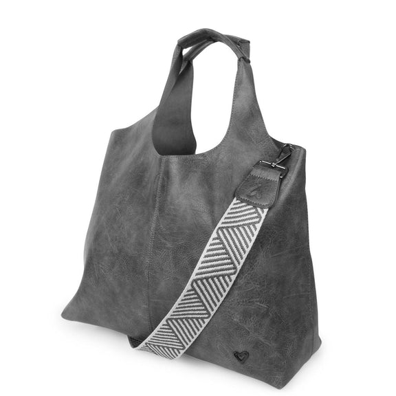 PRENELOVE KIPLING VEGAN LEATHER TOTE BAG WITH LAPTOP SLEEVE