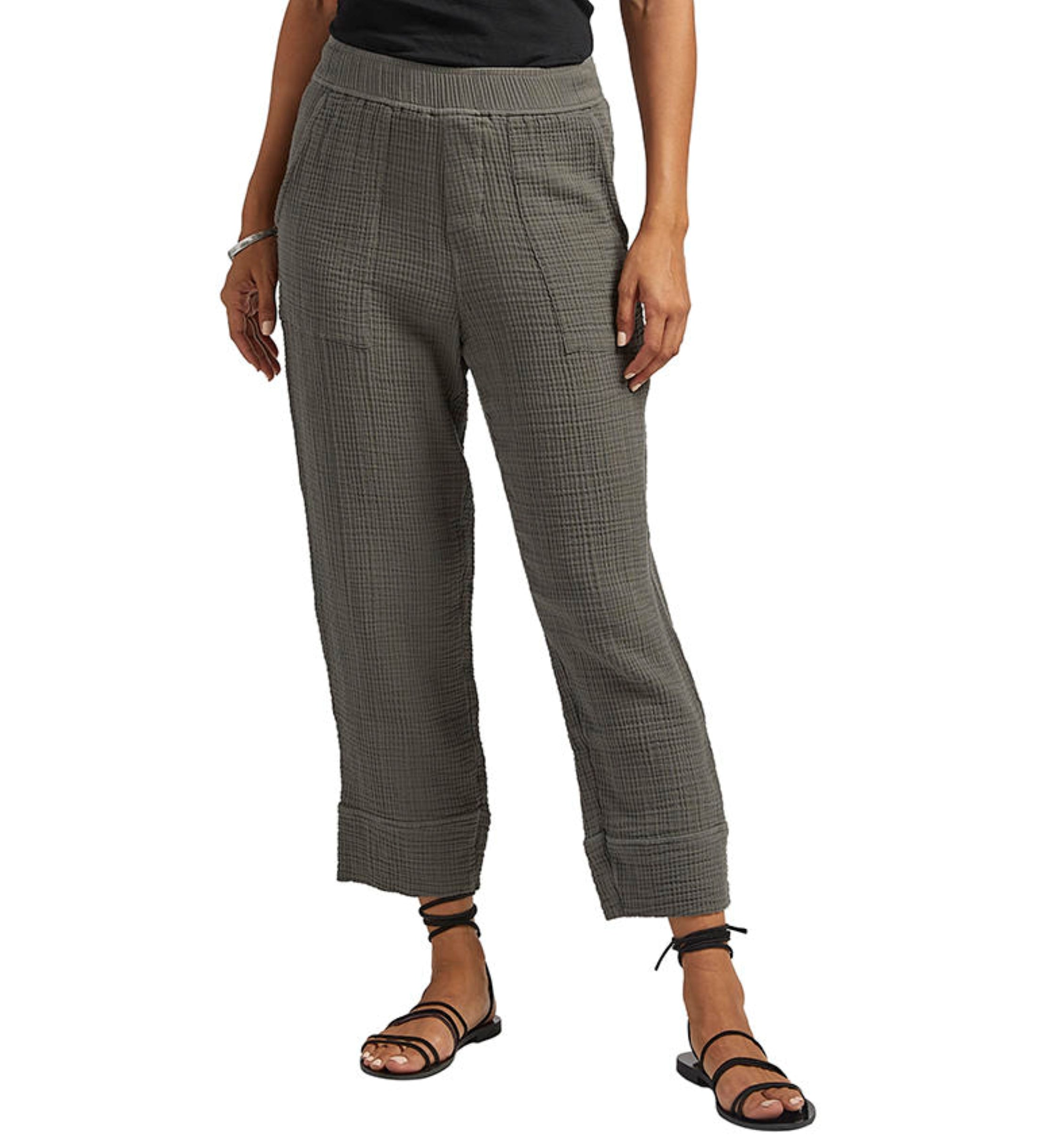 JAG PULL ON COTTON GAUZE PANT