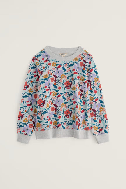 SEASALT CORNWALL BRIGHT WAVE COTTON SWEATSHIRT