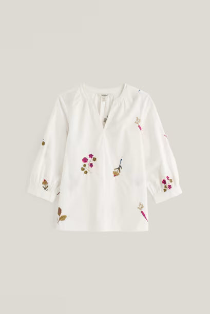 SEASALT CORNWALL GRACE EMBROIDERED TOP