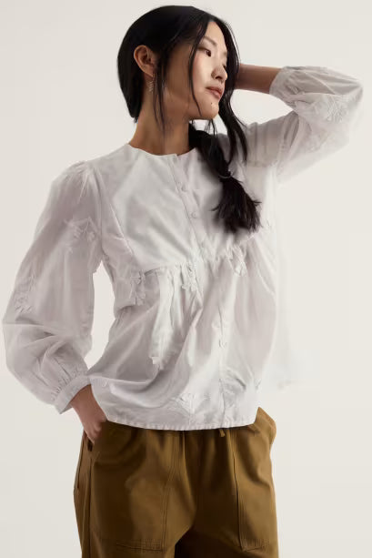 SEASALT CORNWALL HIGH WOODS EMBROIDERED SHIRT