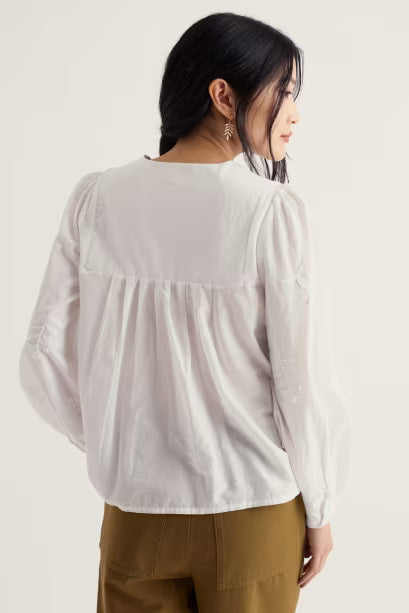 SEASALT CORNWALL HIGH WOODS EMBROIDERED SHIRT