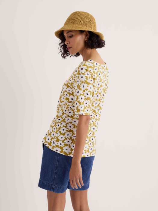 SEASALT CORNWALL POISSON ORGANIC COTTON PRINTED TEE