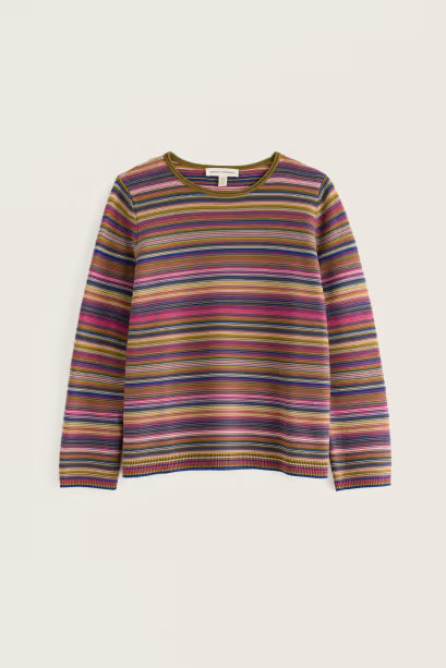 SEASALT CORNWALL MAKERS STRIPE SWEATER