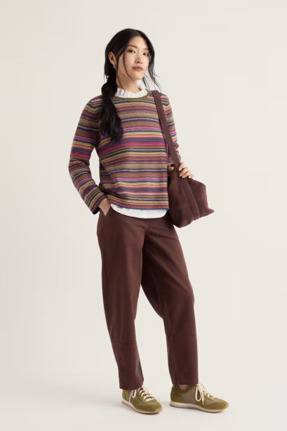 SEASALT CORNWALL MAKERS STRIPE SWEATER