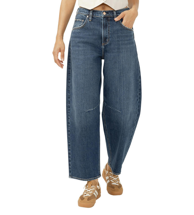 SILVER JEANS BARREL LEG JEAN
