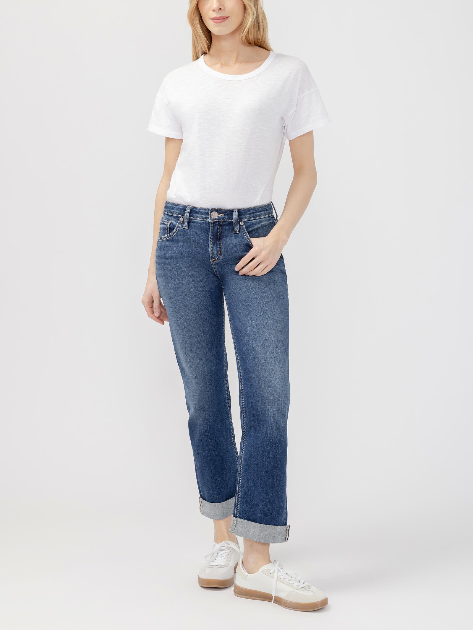 SILVER JEANS CHELSEA BOYFRIEND JEAN