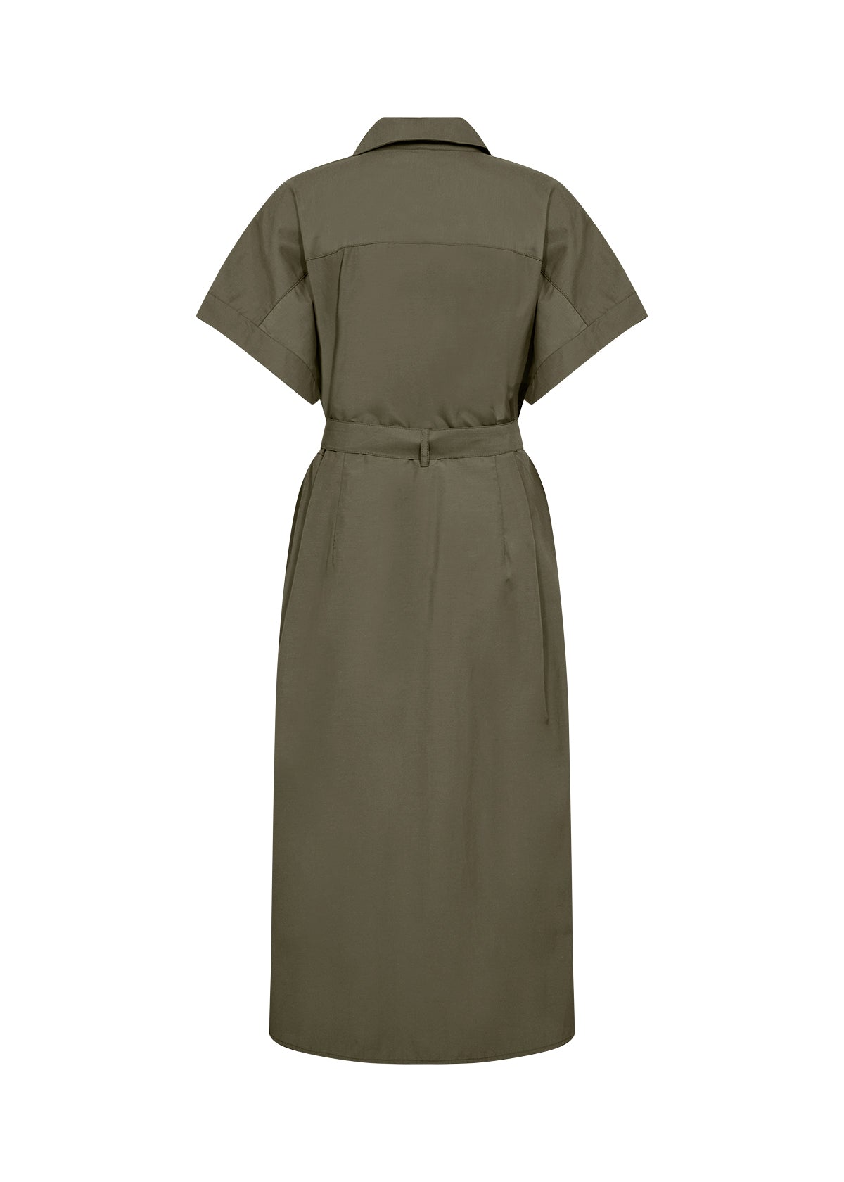 SOYA CONCEPT NETTI SHORT SLEEVE BUTTON UP DRESS