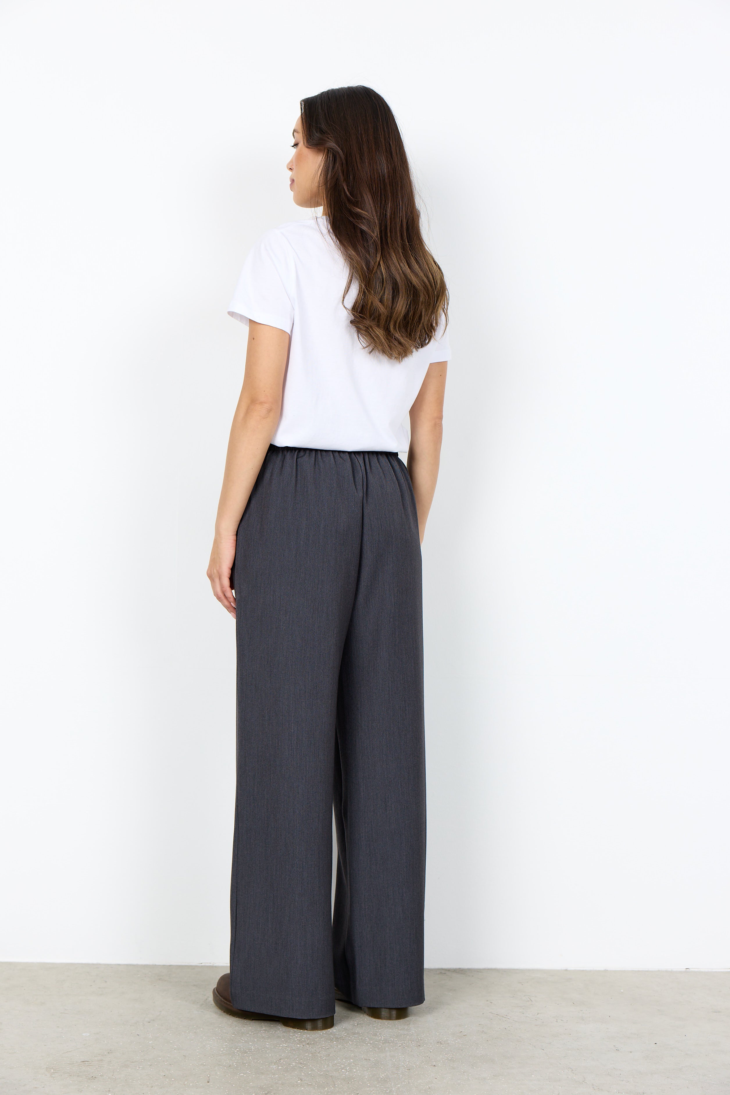 SOYA CONCEPT ANN DRAWSTRING WIDE LEG PANT
