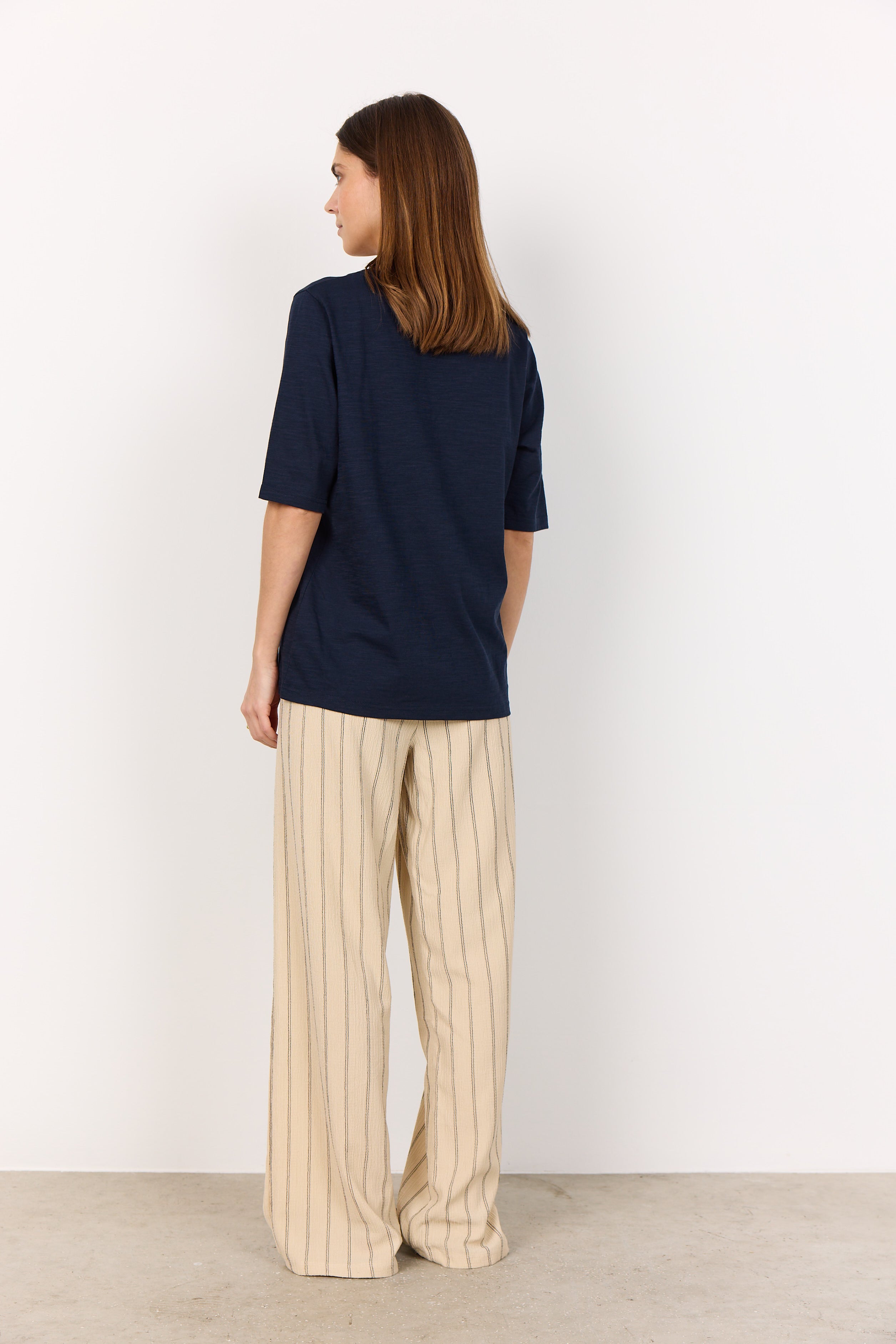 SOYA CONCEPT BABETTE HALF SLEEVE BOATNECK TOP