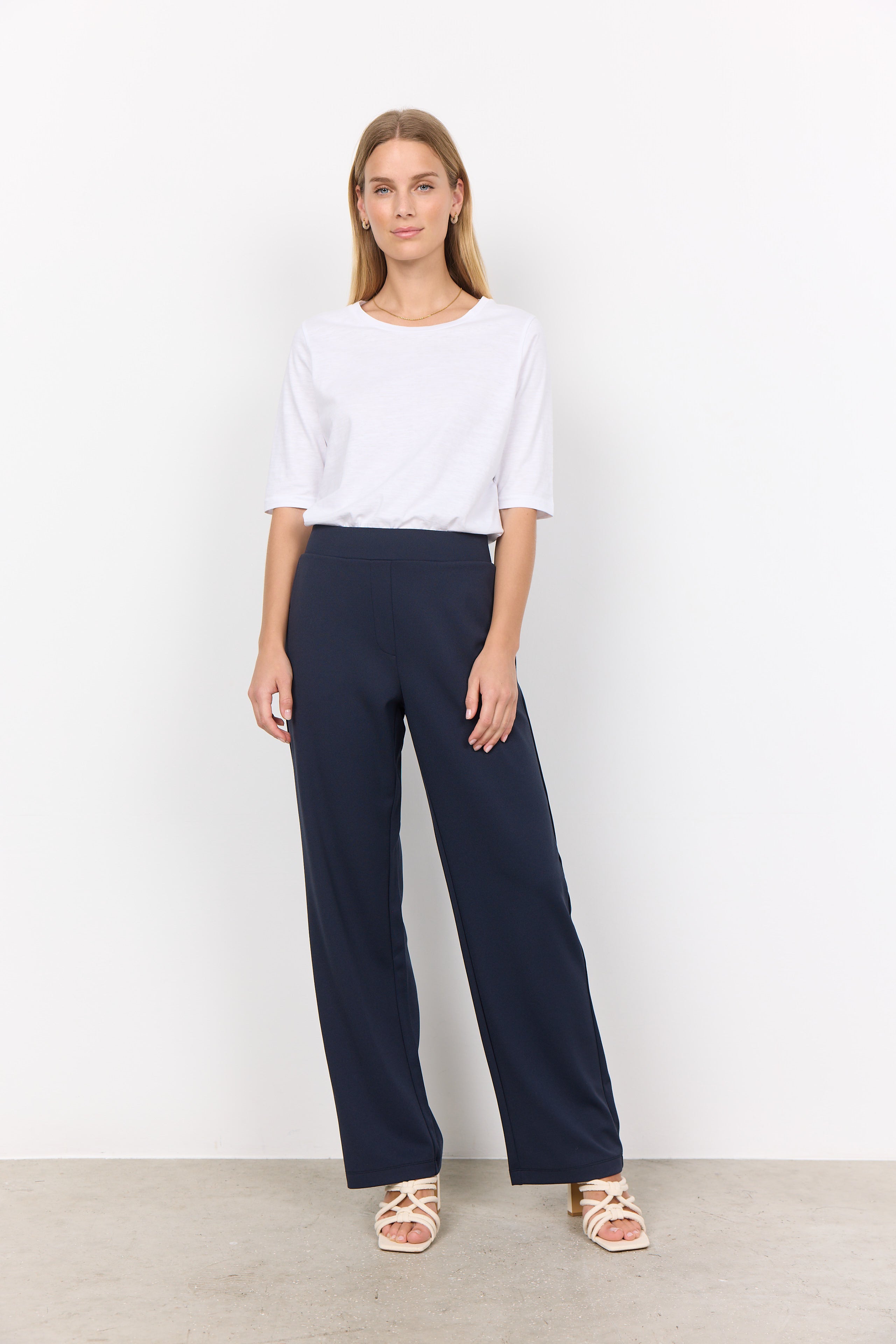 SOYA CONCEPT BABETTE HALF SLEEVE BOATNECK TOP