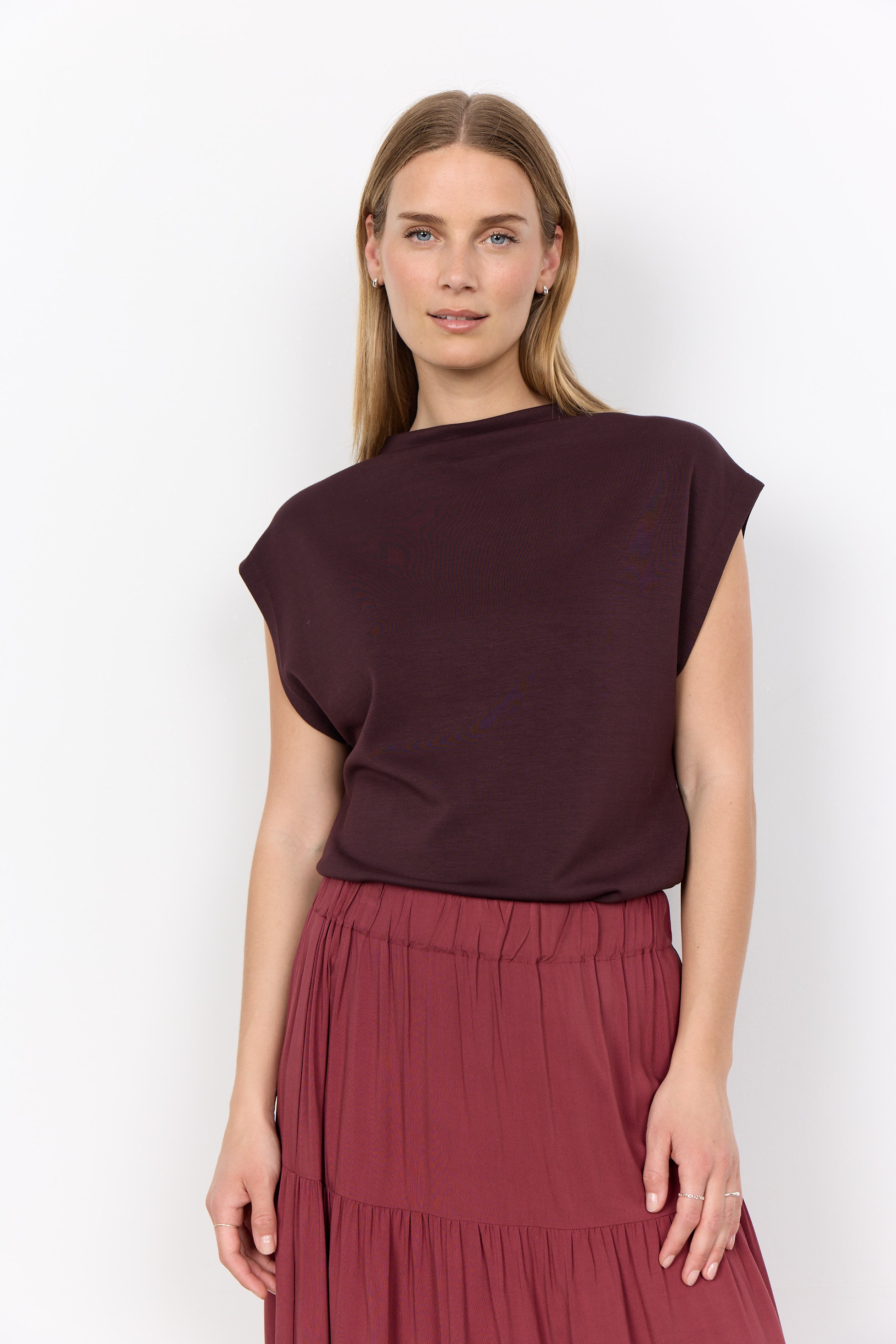 SOYA CONCEPT CAP SLEEVE TOP