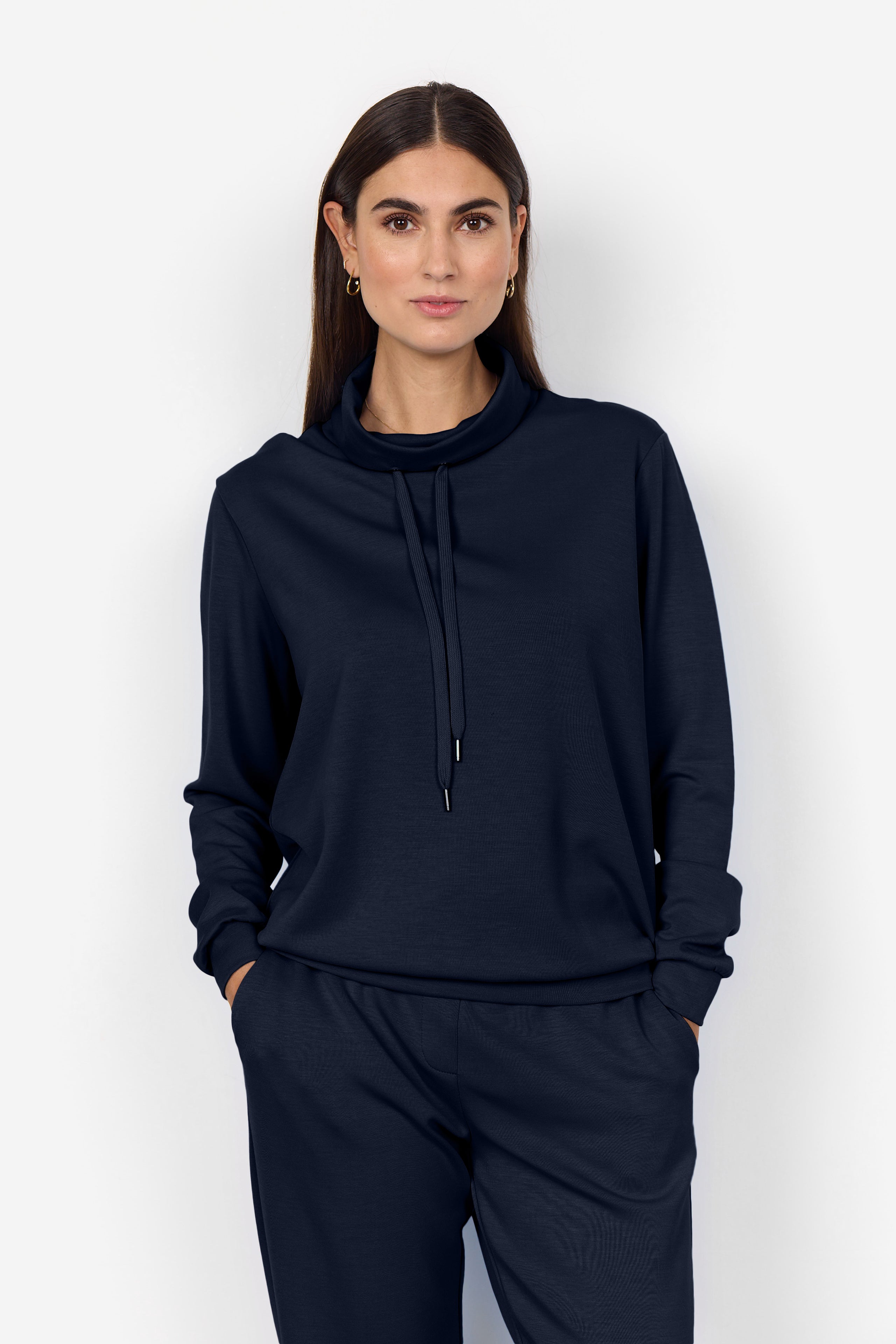 SOYA CONCEPT BANU LONG SLEEVE MOCKNECK TOP